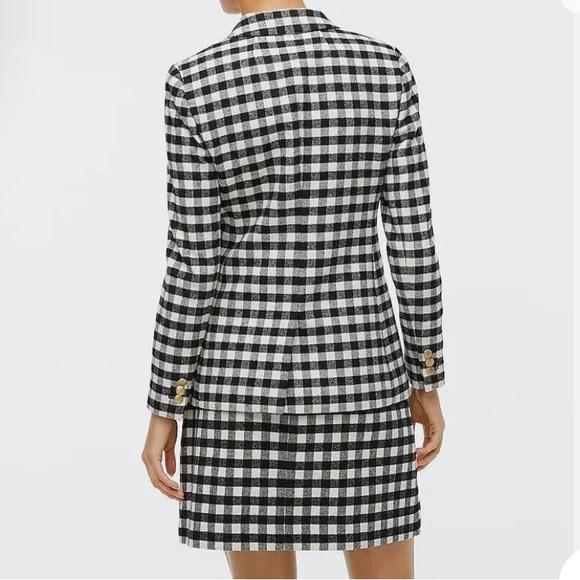 NWT JCrew Factory Wool-blend mini skirt in buffalo check, 00 - Picture 4 of 9